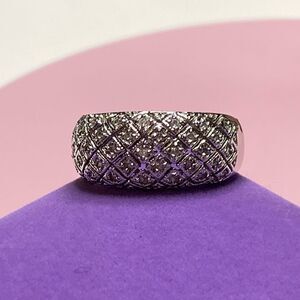 💛 Classic 925 Diamond Dome Statement Ring